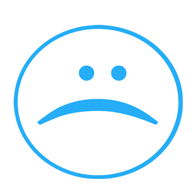 Unhappy face